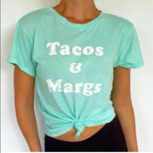 wildfox Tacos & Margs happy hour keke cotton tee
